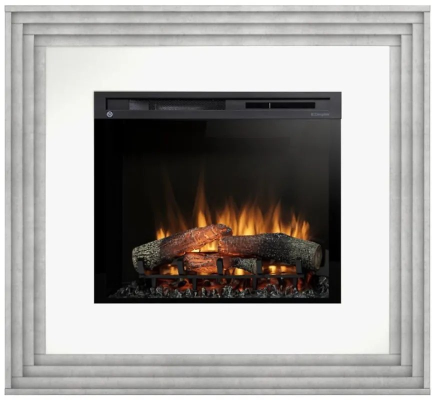 Elektrický krb Katra 28 biely/beton