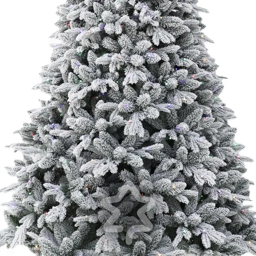 Smrek Biely 500 LED 210 cm