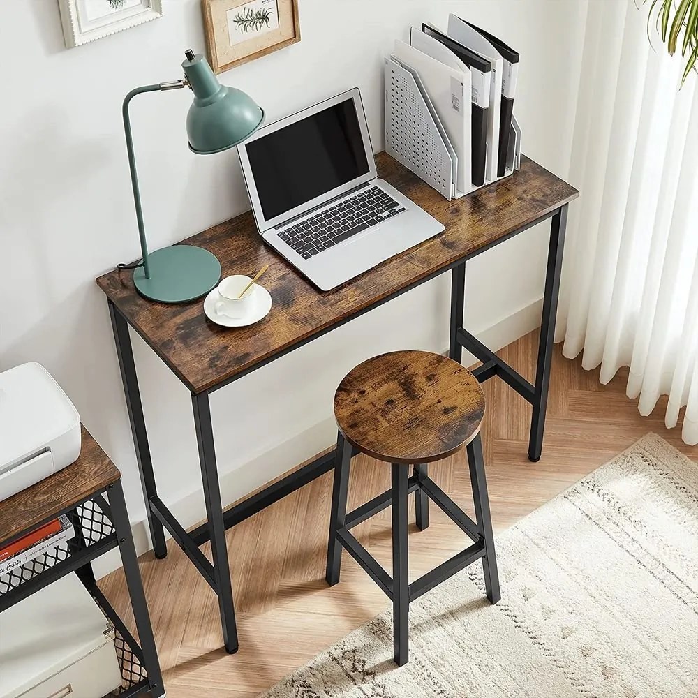 Sada 4 barových stoličiek VASAGLE LBC232B01