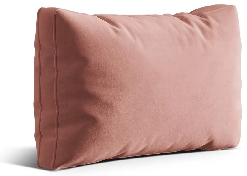 Ružový zamatový vankúš na gauč Kemi – Cosmopolitan Design