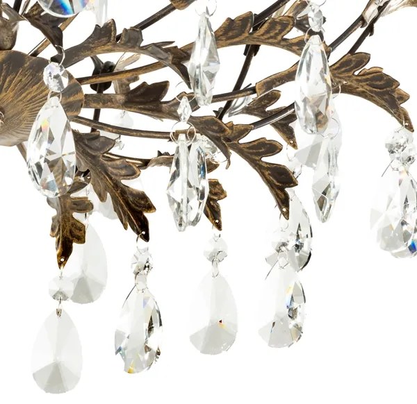 ONLI - Stropné svietidlo TERESA 5xE14/6W/230V bronzové