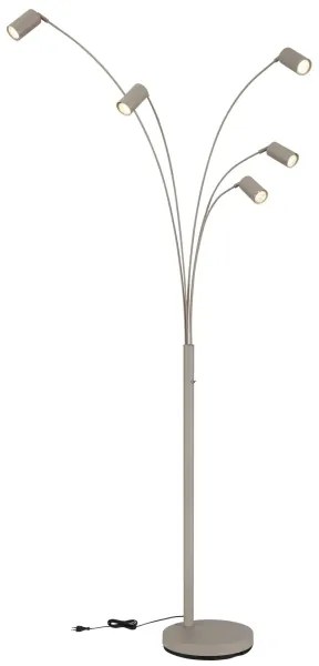 Globo 57910-5SSA - Stojacia lampa ROBBY 5xGU10/35W/230V