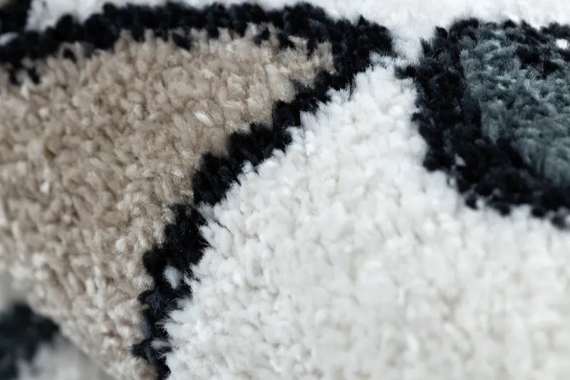 Dywany Łuszczów 120x170 cm Detský kusový koberec Fun Hop black, čiernobiela, detská izba