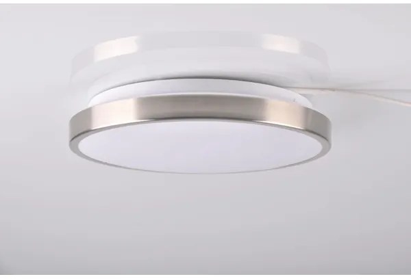 LED Stropné svietidlo KERN LED/15W/230V nikel