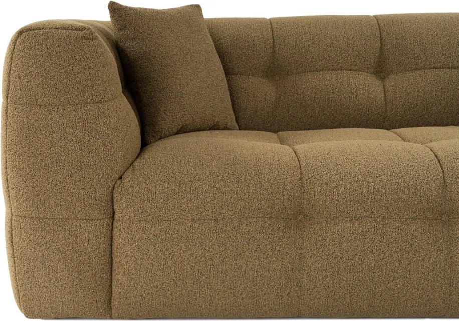 Dvoumístná pohovka Cady 195 cm khaki