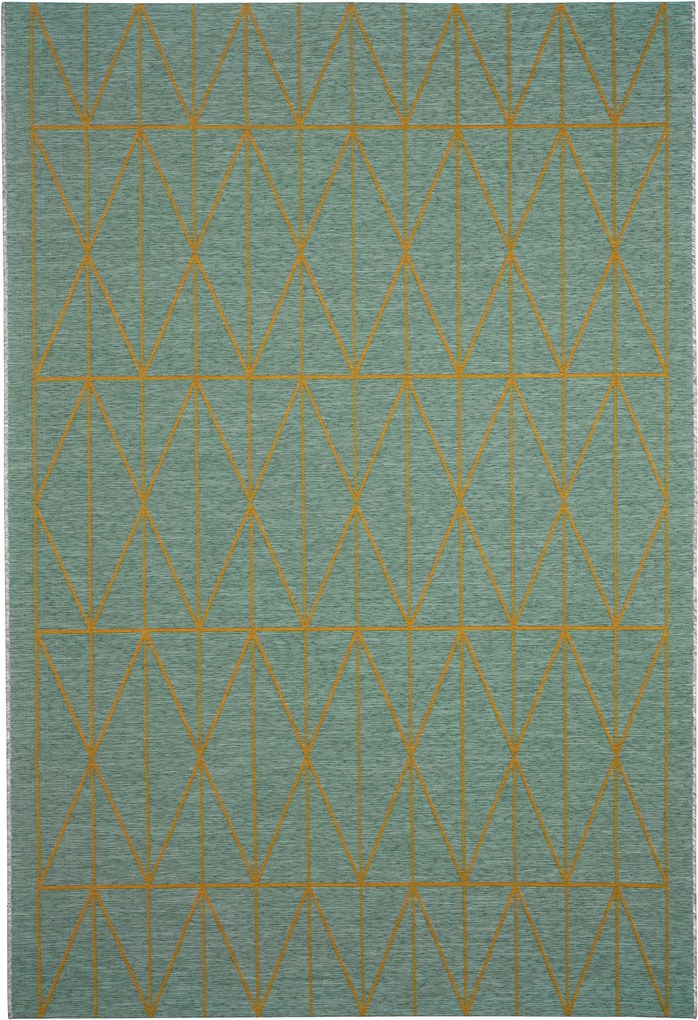 XXXLutz VONKAJŠÍ KOBEREC, 123/180 cm, petrolejová, Sahara Dieter Knoll - Koberce - 008683017060