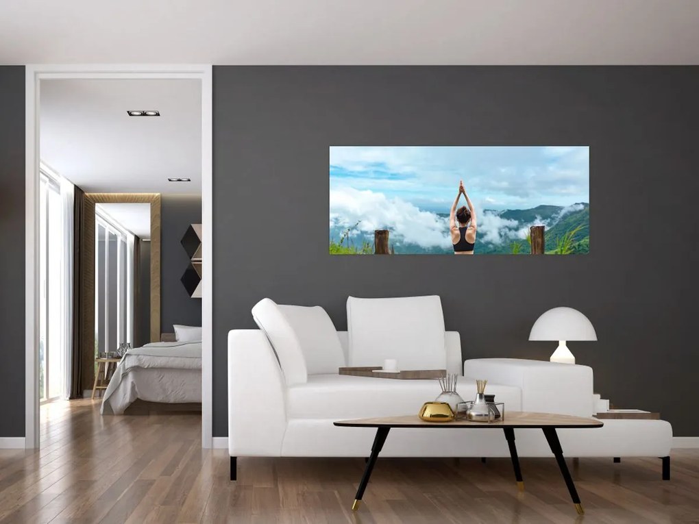 Obraz - Jóga (120x50 cm)