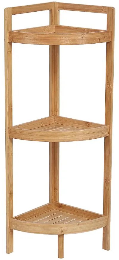 Regál 3-Poličkový Bambus 23.3x23x77cm Sca0208aa-A