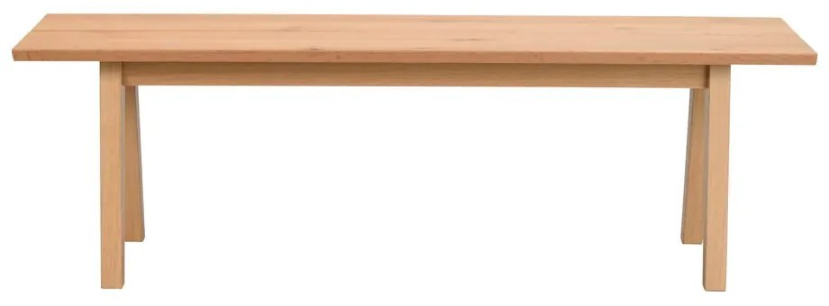 Drevená jedálenská lavica v dubovom dekore Rowico Melfort, 144 x 38 cm