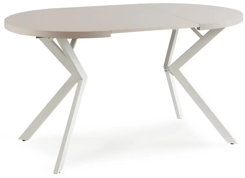 Stôl RENO 90–190 cm Kašmír/Biely
