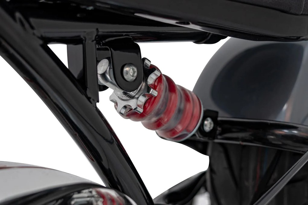 Ramiz Motocykel Chopper Warrior sivý