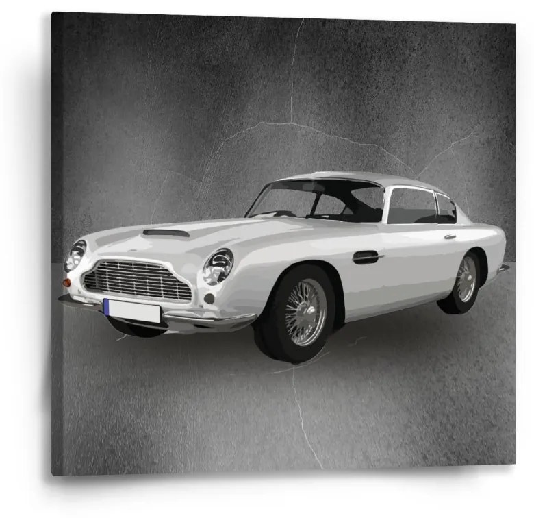 Sablio Obraz Aston Martin Tmavé pozadie - 50x50 cm