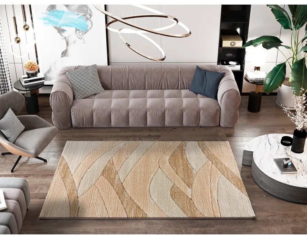 Béžový koberec Universal Serene, 80 x 150 cm