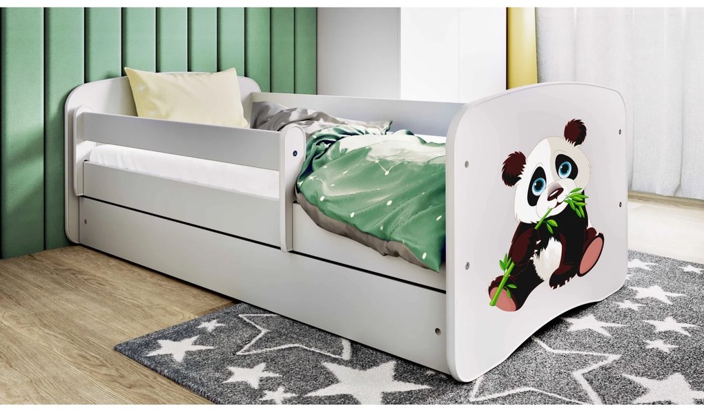Detská postieľka Babydreams panda biela II