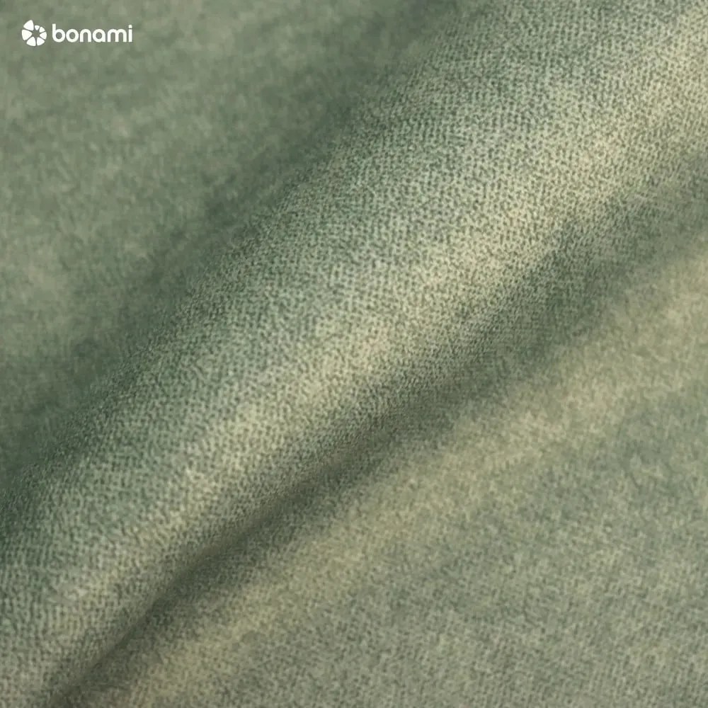 Zelená čalúnená dvojlôžková posteľ s roštom 160x200 cm Tulsa – Ropez