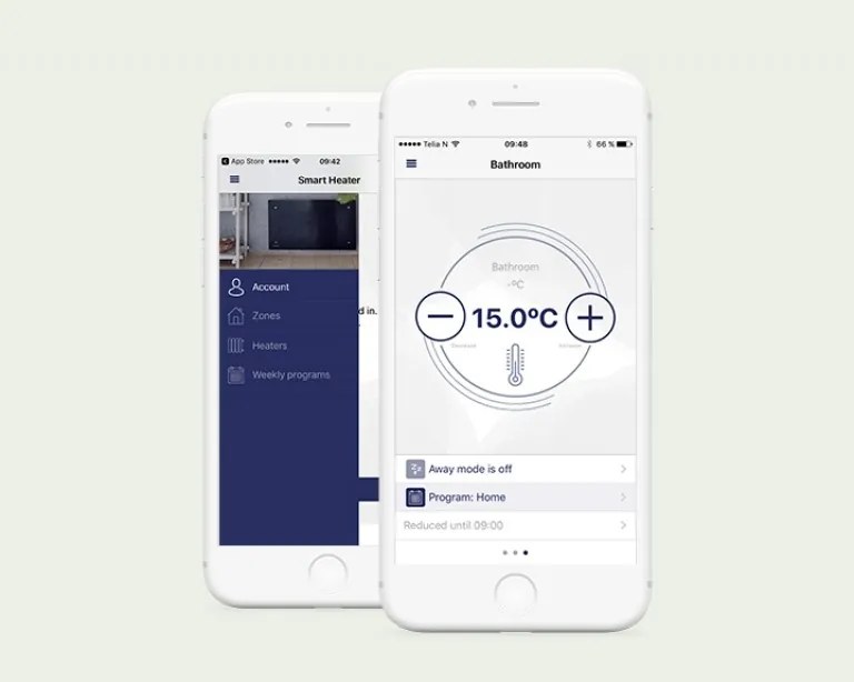 ADAX NEO H20 KWT 2000W biely konvektor s WiFi