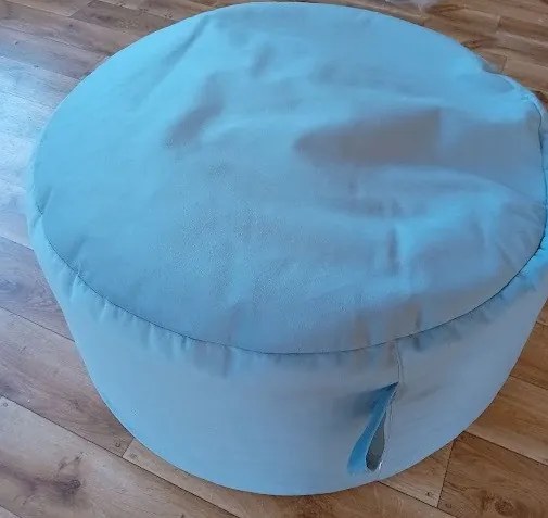 Taburetka Circolo oceľová plyš - Výpredaj