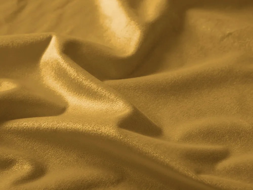 Biante Zamatový obdĺžnikový obrus Velvet Premium SVP-009 Horčicový 120x200 cm
