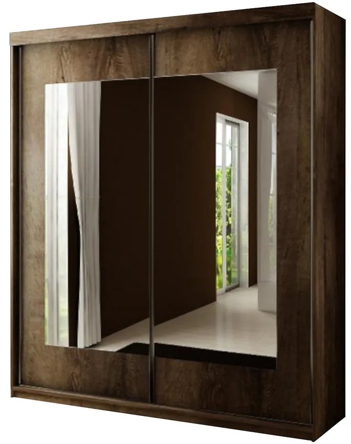 Skriňa Top 8 150 Tmavý jaseň