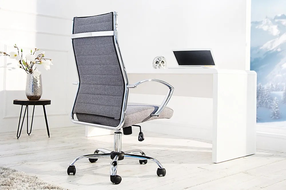 Kancelárska stolička Boss sivá