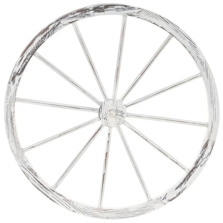 Garthen 86141 Dekoratívne drevené koleso, 90 cm