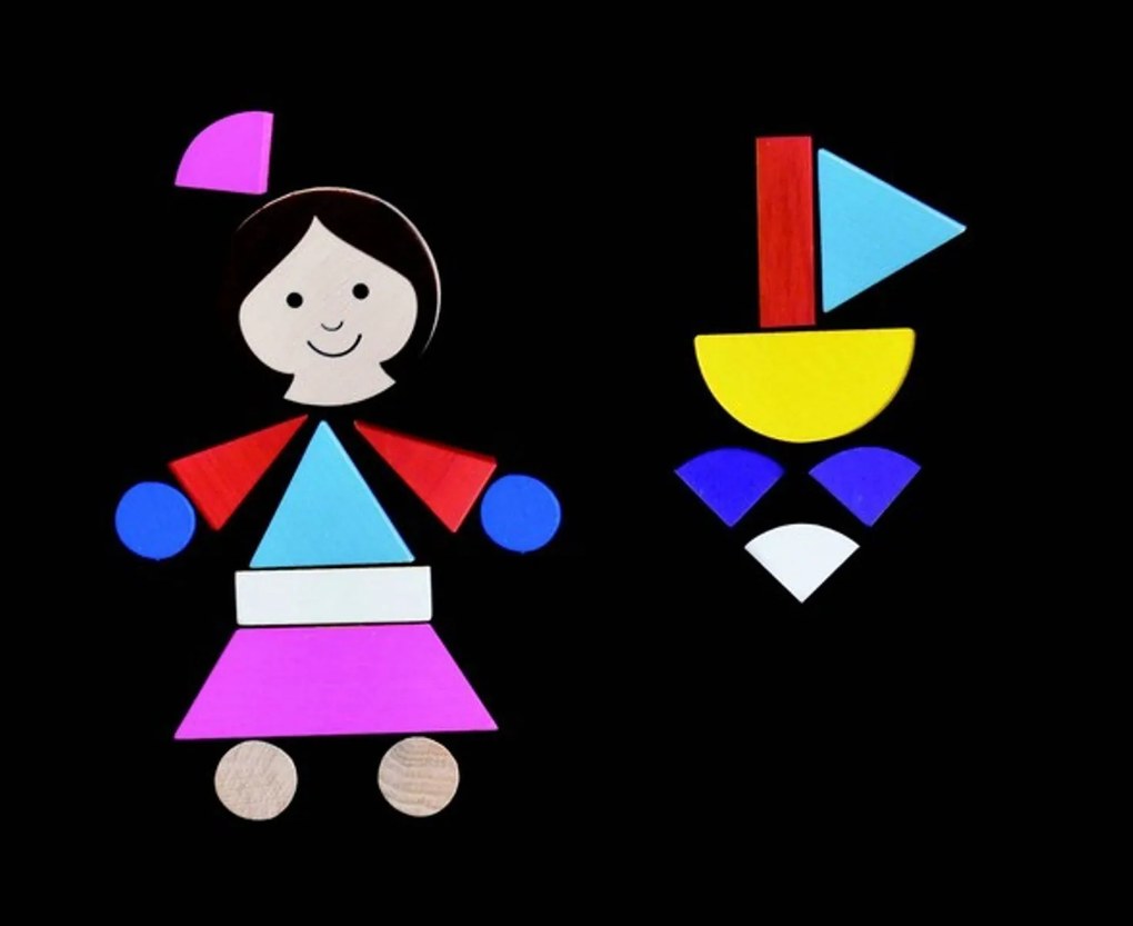 Magnetické puzzle – deti