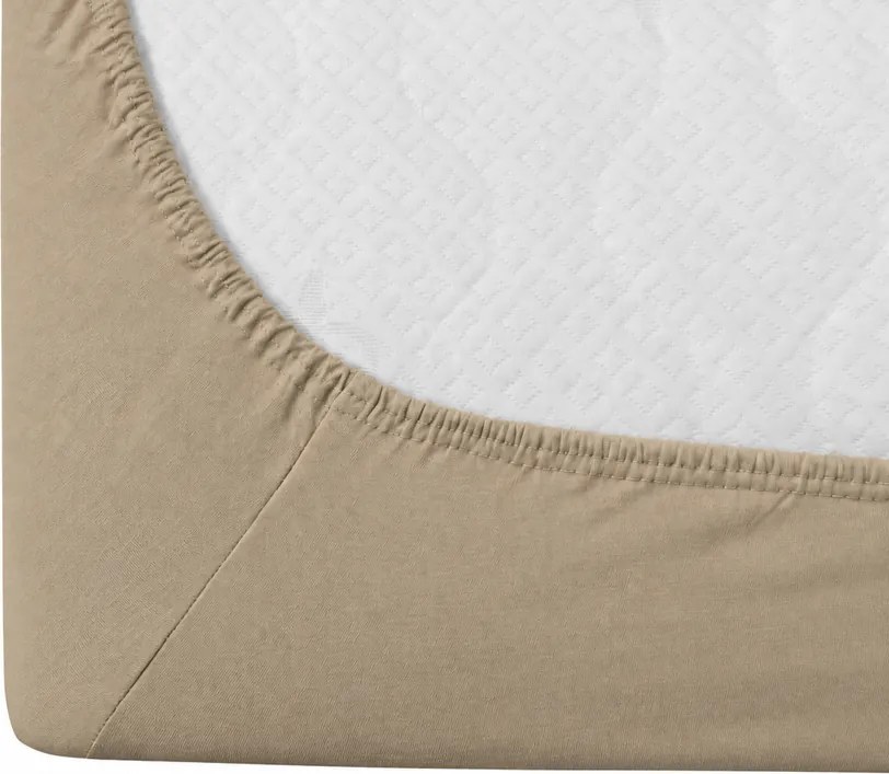 Jersey plachta EXCLUSIVE cappuccino 180 x 200 cm
