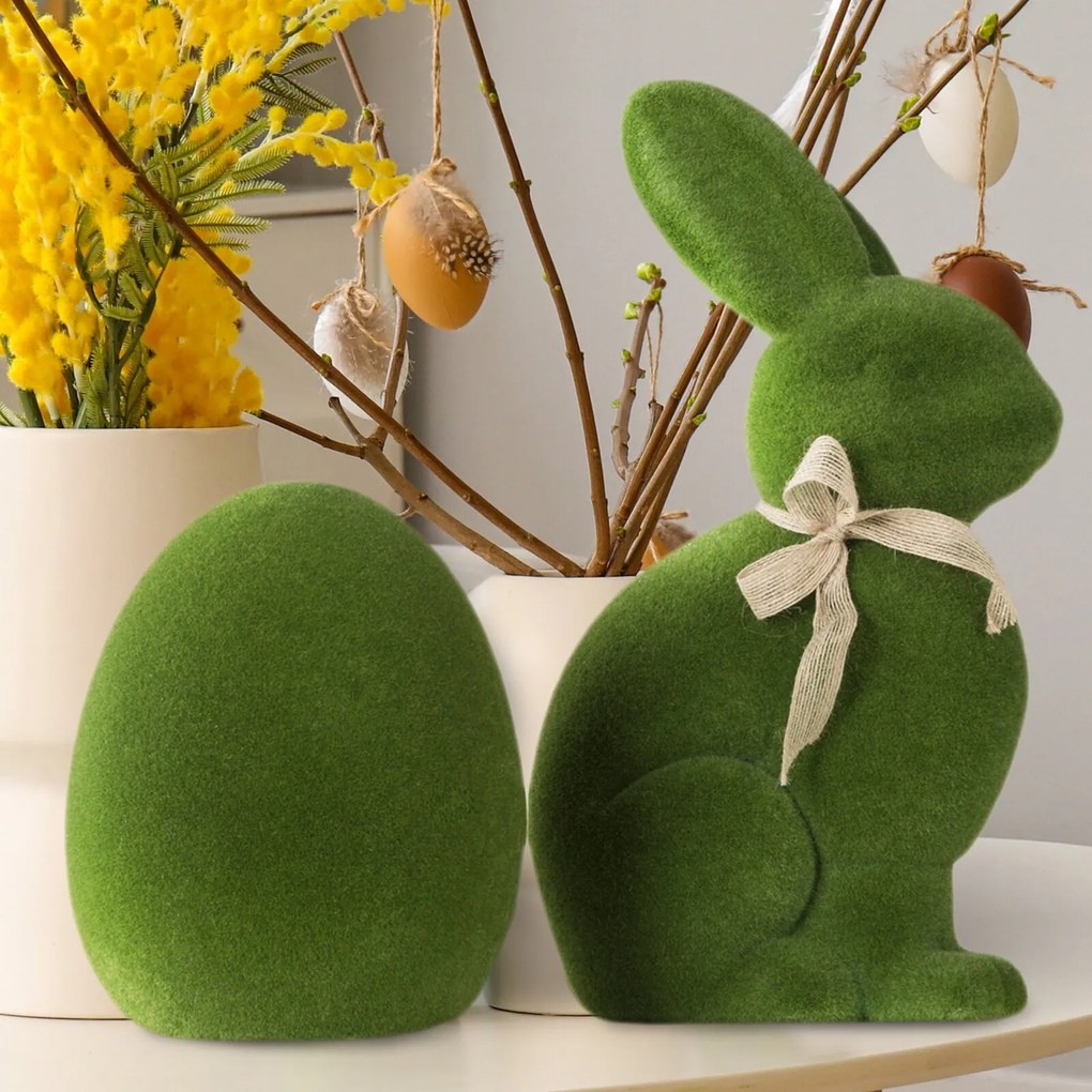 VEĽKONOČNÁ SOŠKA PRINTE4 27X45 CM ZELENÁ