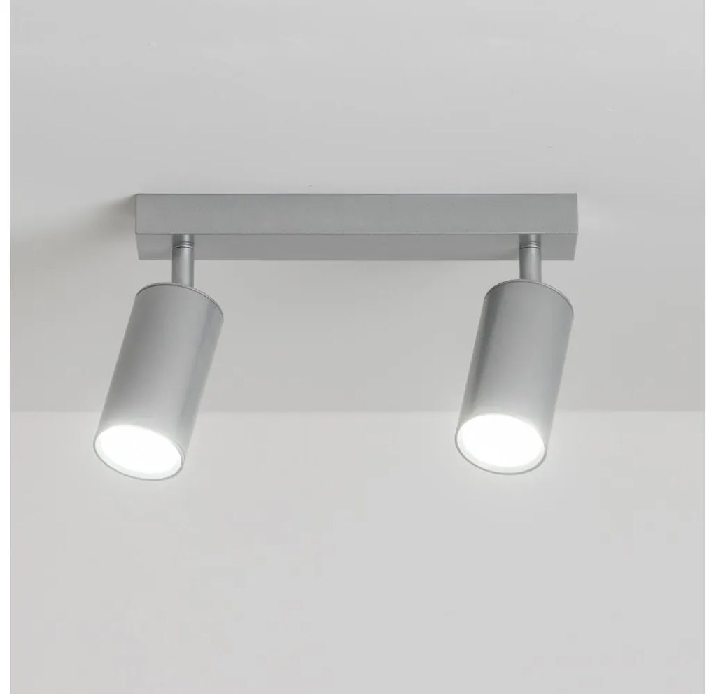 Brilagi - Kúpeľňové bodové svietidlo SELE 2xGU10/30W/230V IP44 strieborná BG1636
