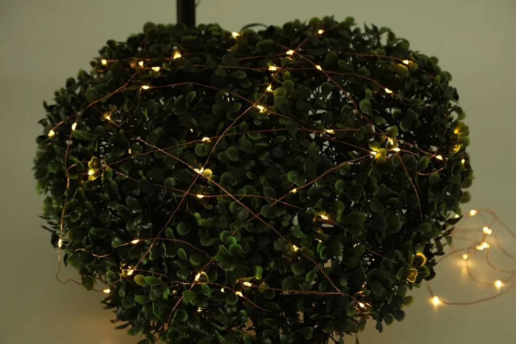 Bezdoteku LEDSolar 100 vianočné solárne reťaz teplá biela, IPRO, 2W, teplá biela