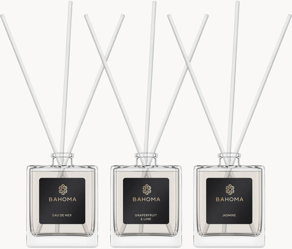 Difúzory Eau de Mer, Jasmin, Grapefruit & Lime, 3 ks