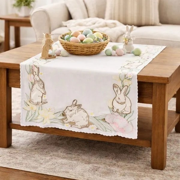 Veľkonočný obrus Veľkonočná lúka 40x110cm