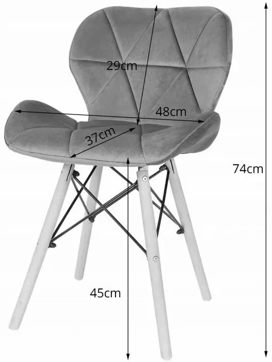 Jedálenská zostava TODI 80cm okrúhly stolový set čierny + 4 stoličky LAGO sivé