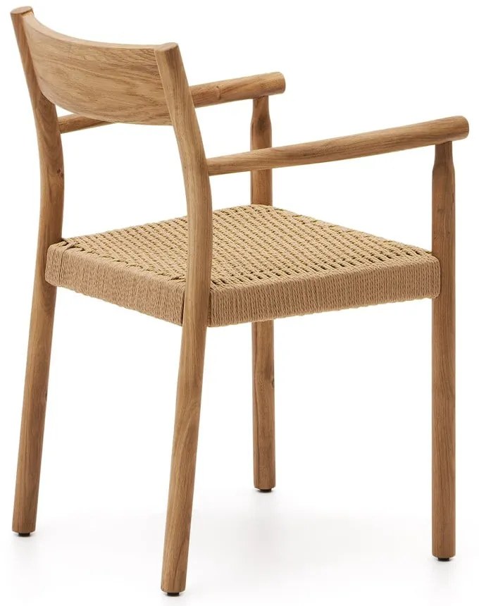 Jedálenská stolička z dubového dreva v prírodnej farbe Yalia – Kave Home