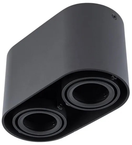 Bodové svietidlo SIROK 2xGU10/30W/230V čierna