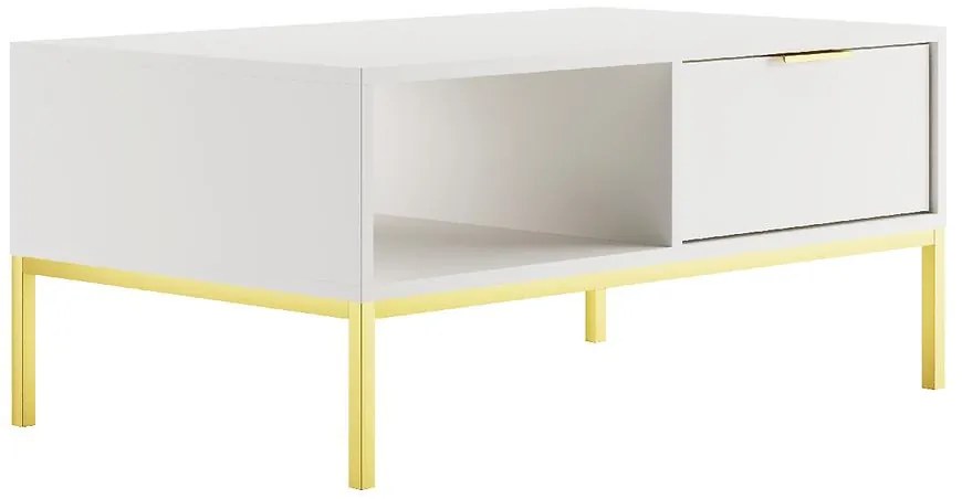 Konferenčný Stolík 100 Austin Biely/Zlatý