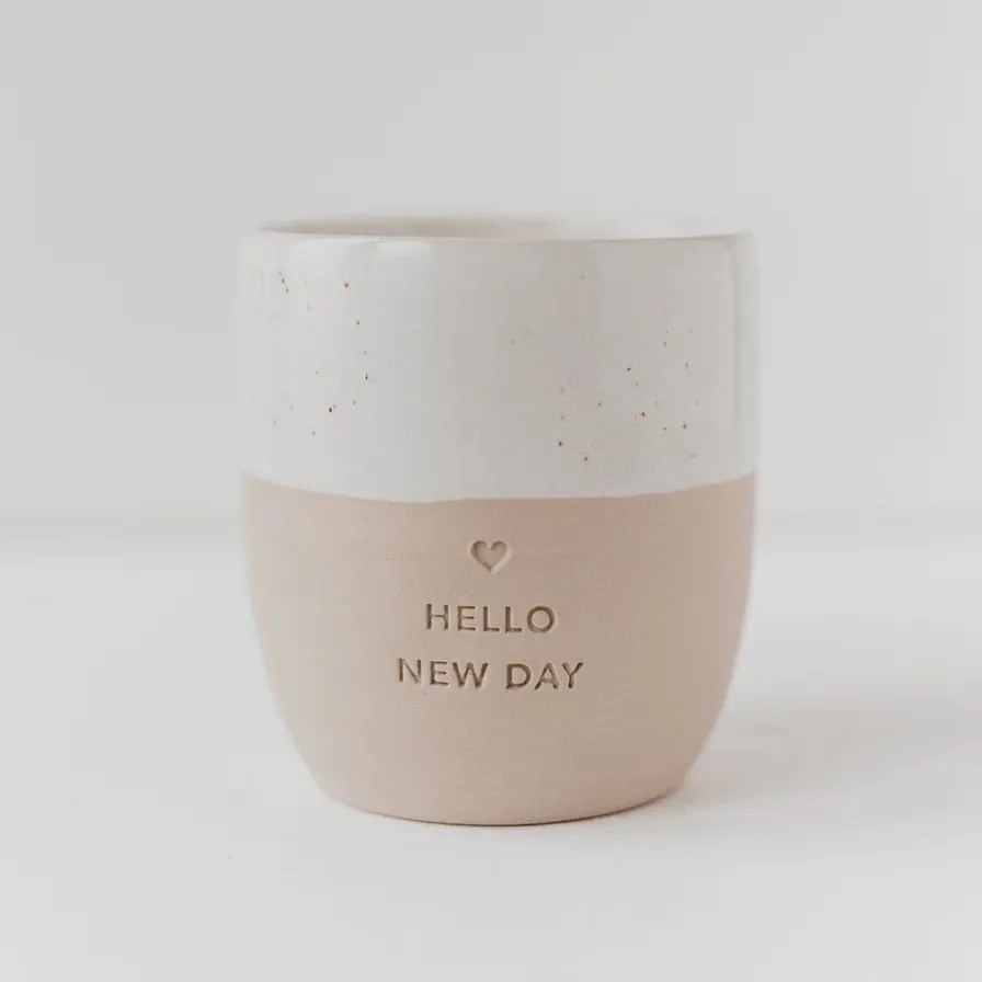 Eulenschnitt Kameninový hrnček Hello New Day 320 ml