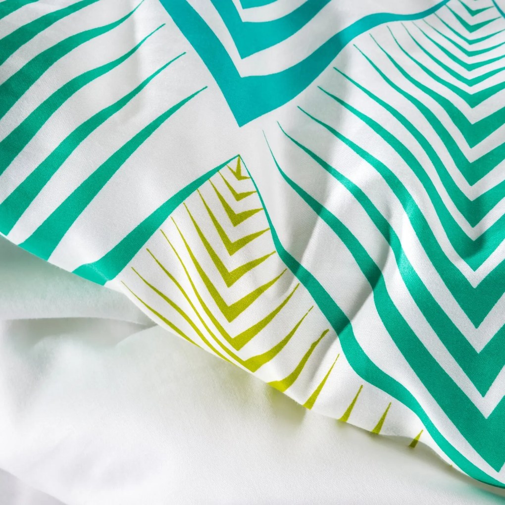 SATÉNOVÉ OBLIEČKY SHELLY 160X200 CM, 2 KS 70X80 CM VZOROVANÉ