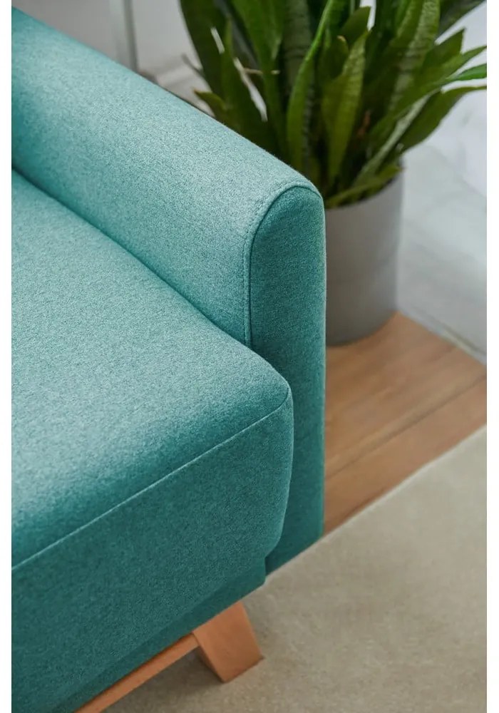 Tyrkysovomodrá variabilná rozkladacia rohová pohovka Bonami Selection Pop