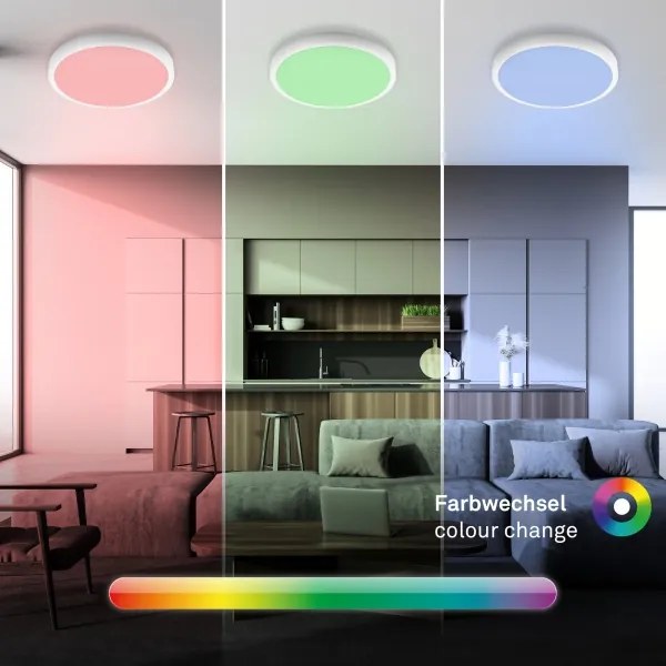 Brilo - LED RGBW stmievateľné stropné svietidlo LED/20W/230V 2200-6500K pr. 27 cm