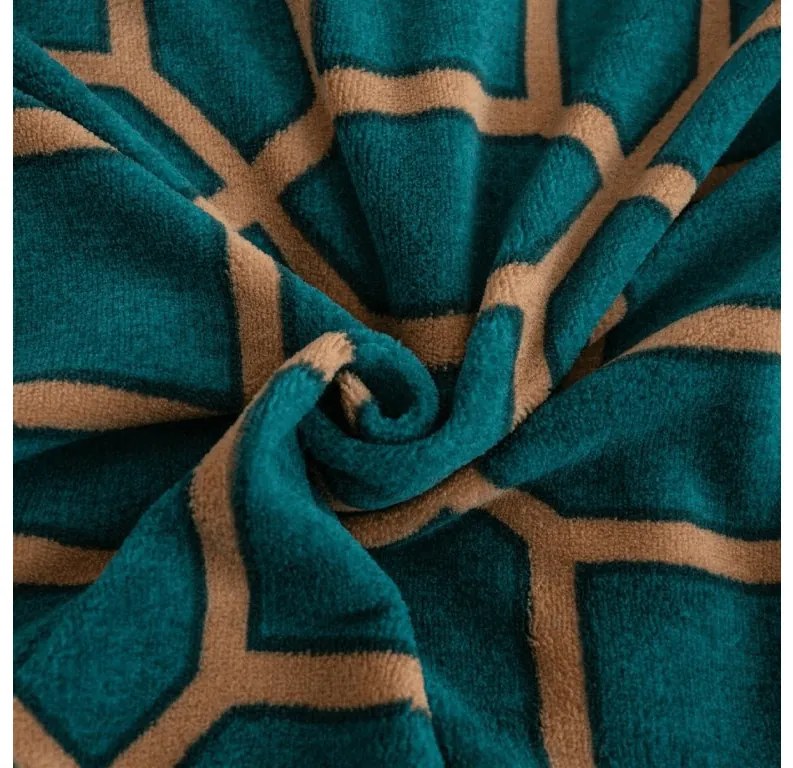 Mikroplyšové obliečky KERNATO zelené Rozmer obliečky: 70 x 80 cm | 140 x 200 cm