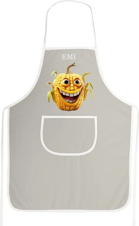 Kuchynská zástera Corny EMI, sivá