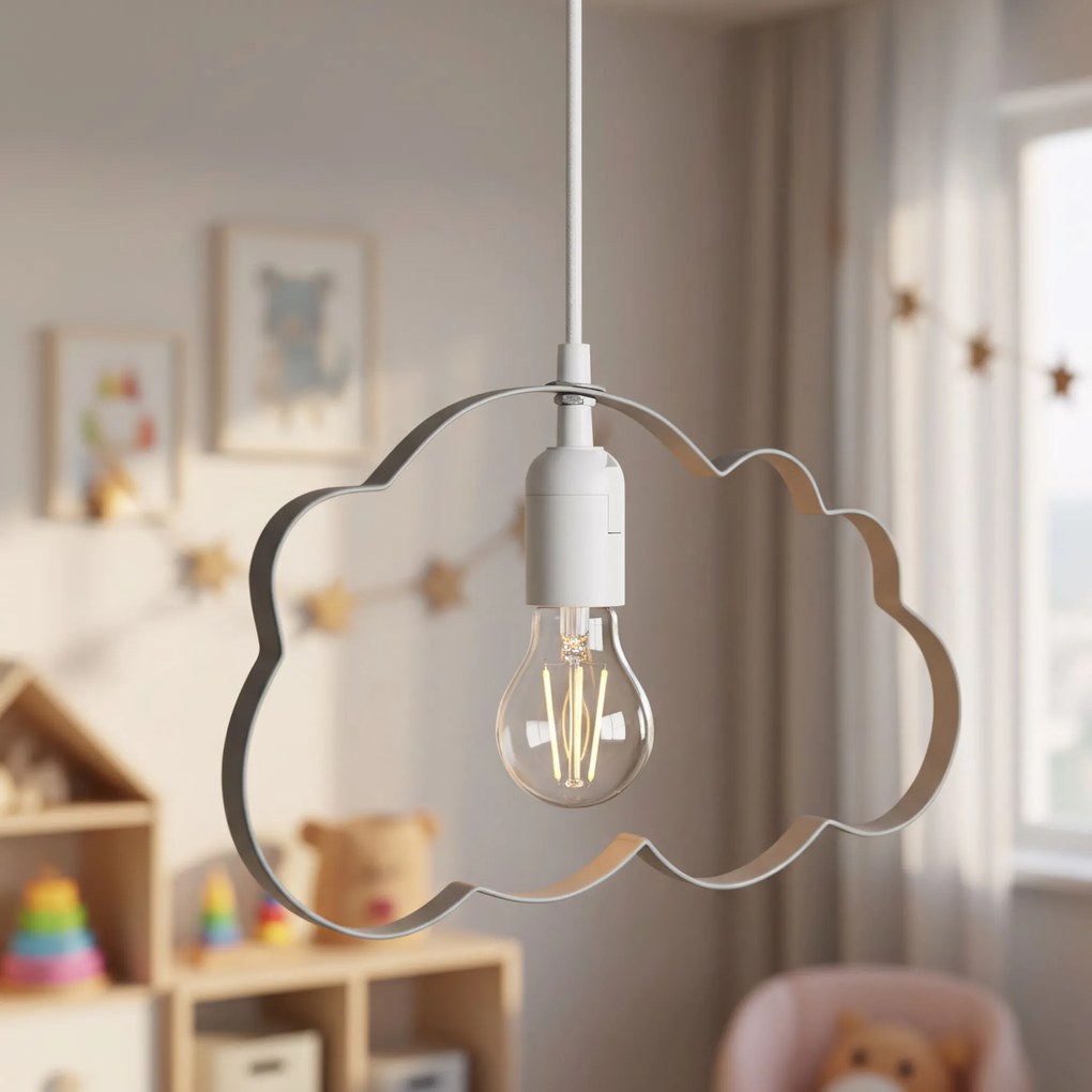Stropné svietidlo TooLight Cloudie sivé
