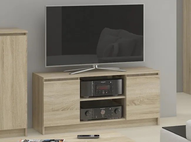 Stolík pod TV RTV 120 2D 1P sonoma