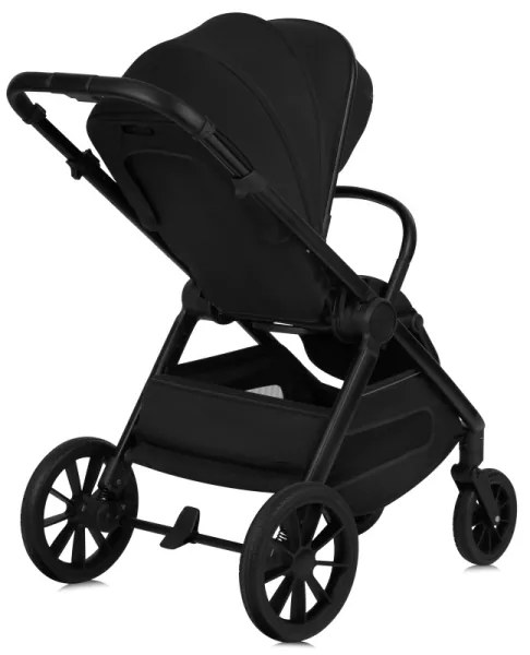 Lionelo - Kombinovaný kočík 3 v 1 LAYLA Čierny ónyx