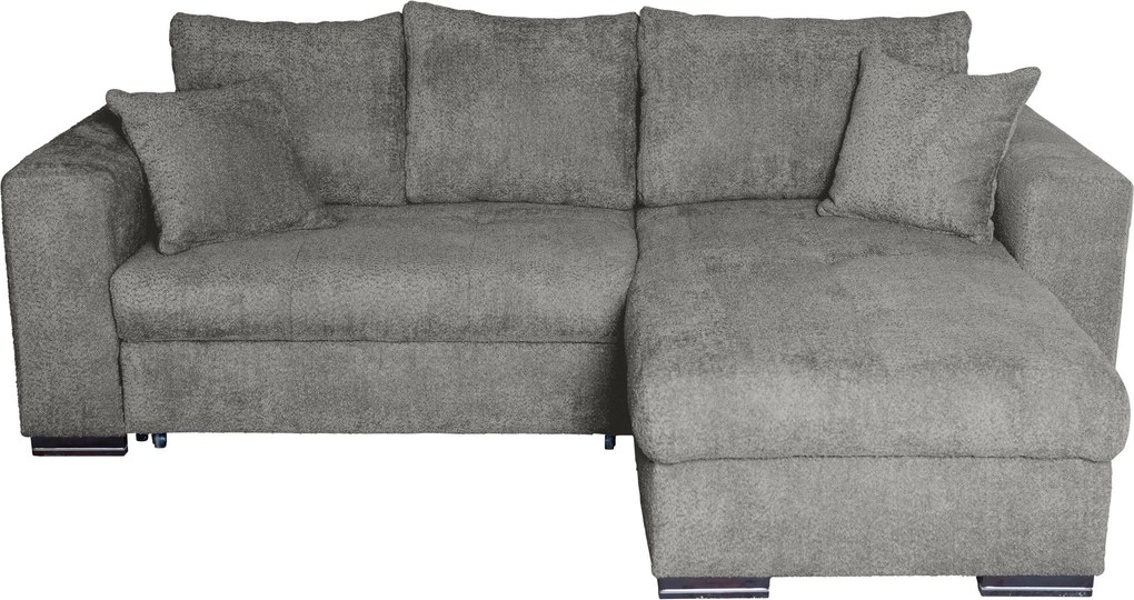 XXXLutz ROHOVÁ SEDAČKA, textil, sivá Carryhome - Sedačky - 00000F000401