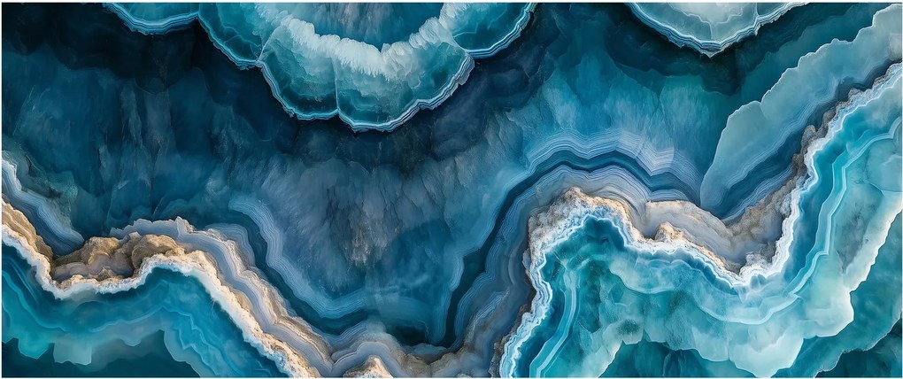 Obraz - Akvamarín detail (120x50 cm)