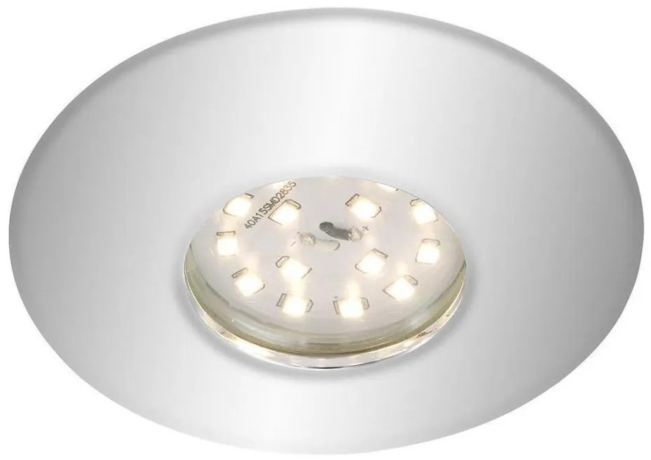 Briloner 7227-018-LED Kúpeľňové podhľadové svietidlo LED/5W/230V IP65 matný chróm 7227-018