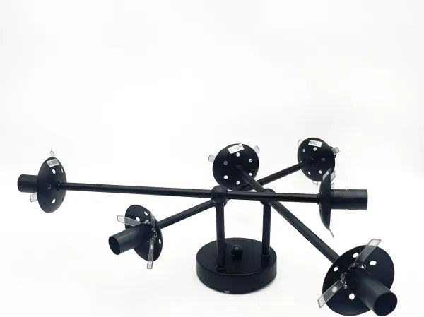 Brilagi - Prisadený luster MALIVA 6xE14/15W/230V čierna/dymová