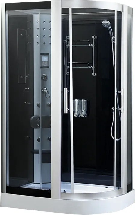 BPS-koupelny Hydromasážny box MONAKO 9914R, 120x85 pravý bez sauny